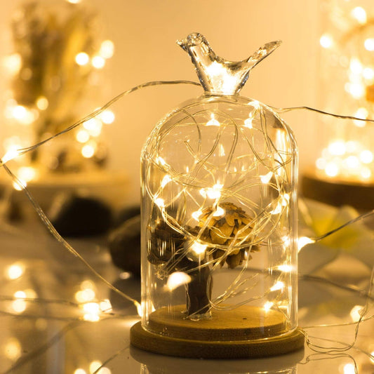 6 Pack Battery Operated Fairy Lights - 7ft, 20 LED Warm White