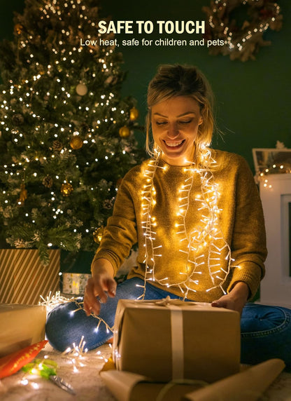 Battery Operated Christmas String Lights - 4FT, 60 LED