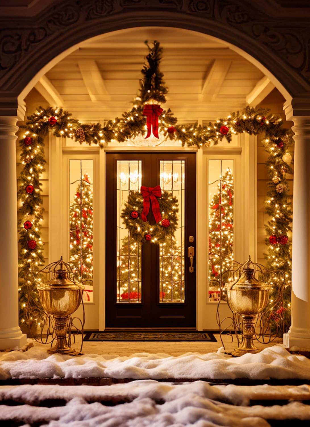Battery Operated Christmas String Lights - 4FT, 60 LED