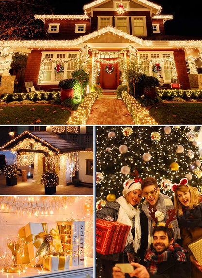 Battery Operated Christmas String Lights - 4FT, 60 LED