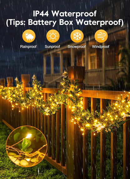 Battery Operated Fairy Lights - 5ft 60 LEDs, Remote