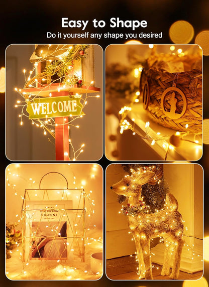 Battery Operated Fairy Lights - 5ft 60 LEDs, Remote