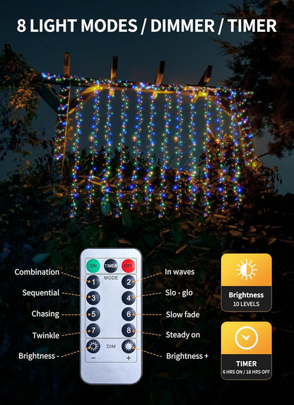 Battery Operated Fairy Lights - 5ft 60 LEDs, Remote