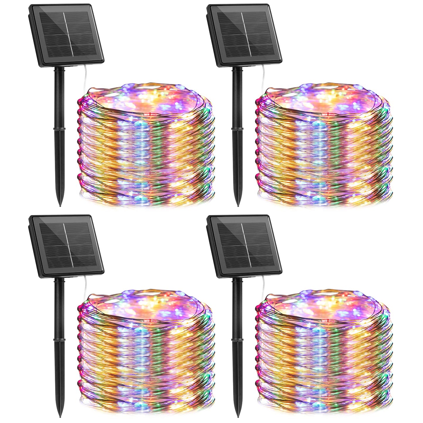 Solar String Lights, Copper Wire, Waterproof, Christmas