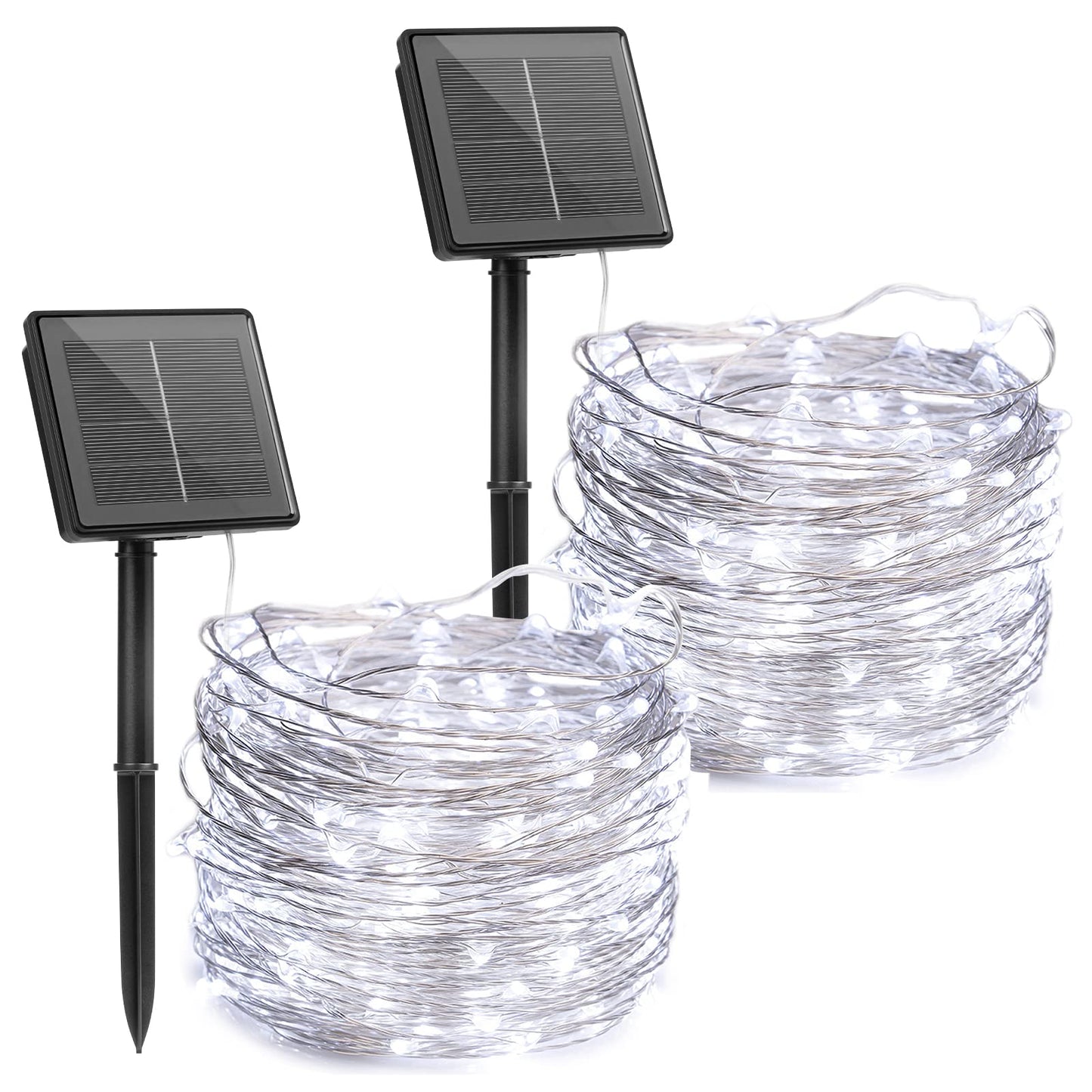 Solar String Lights, Copper Wire, Waterproof, Christmas