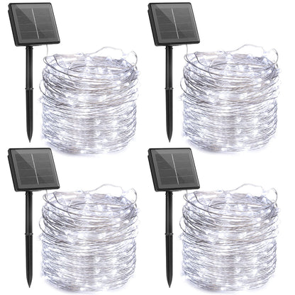 Solar String Lights, Copper Wire, Waterproof, Christmas
