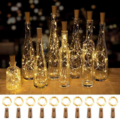 Wine Bottle Cork Fairy Lights, Battery Operated