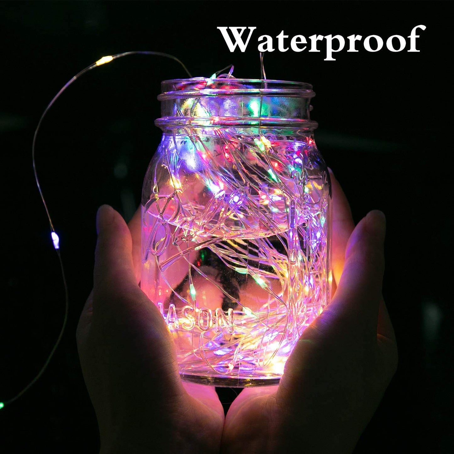 Solar String Lights, Copper Wire, Waterproof, Christmas