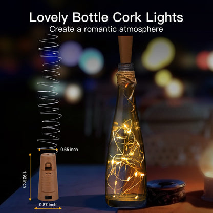 Wine Bottle Cork Fairy Lights, Battery Operated