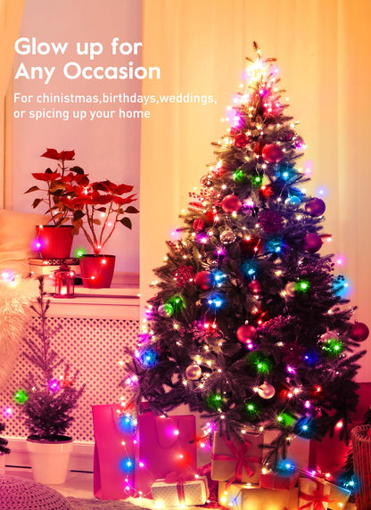 33ft USB Fairy Lights - Copper Wire, 100 LED, Remote Control