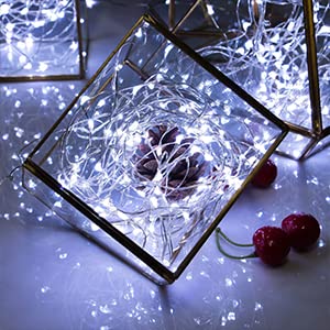 Solar String Lights, Copper Wire, Waterproof, Christmas