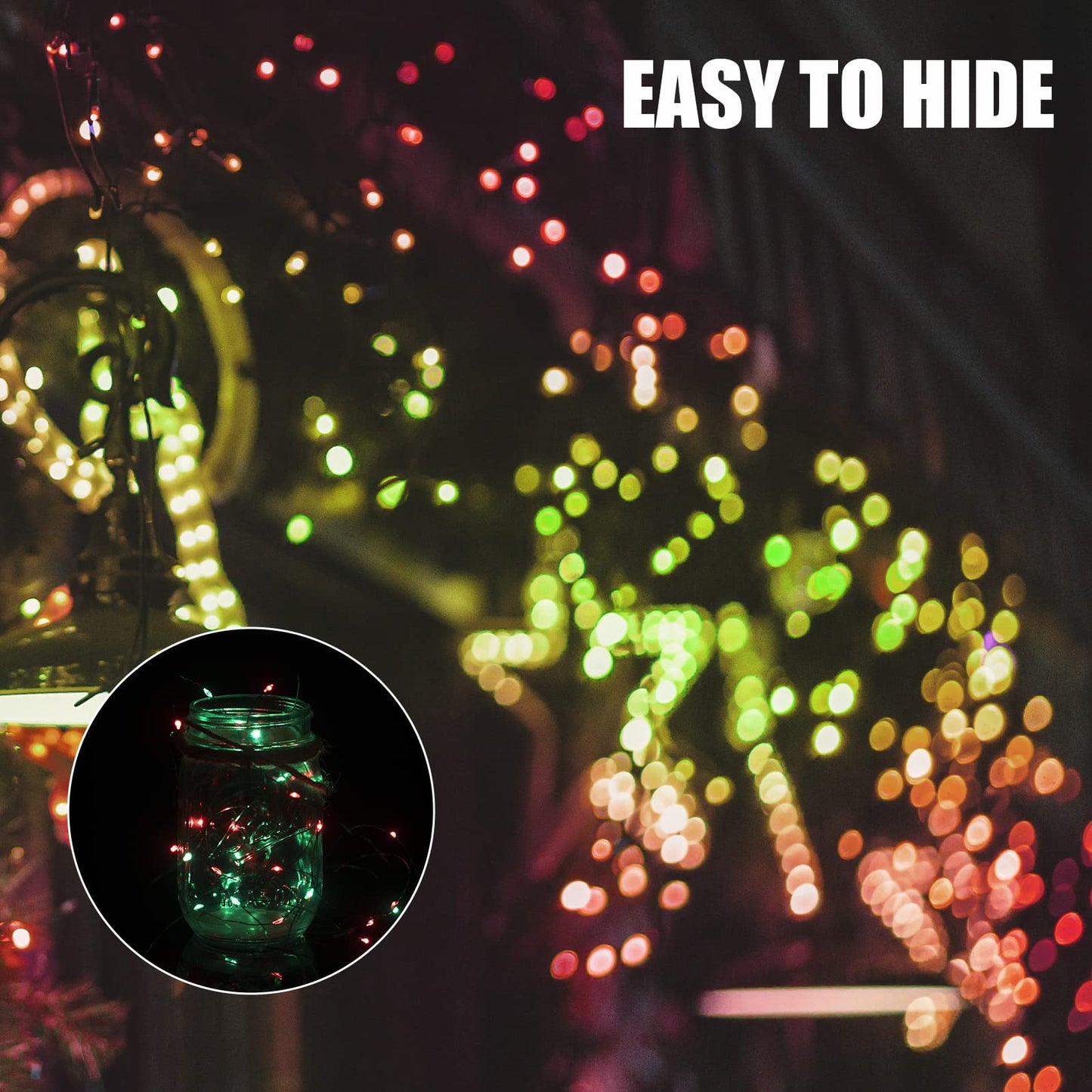 Silver Fairy Lights, CR2032 Battery Operated, 7 Feet 20 LED