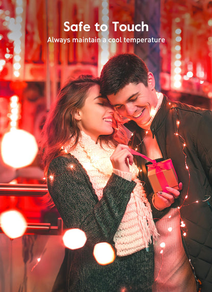 33ft USB Fairy Lights - Copper Wire, 100 LED, Remote Control