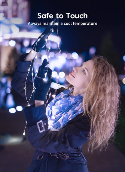 33ft USB Fairy Lights - Copper Wire, 100 LED, Remote Control