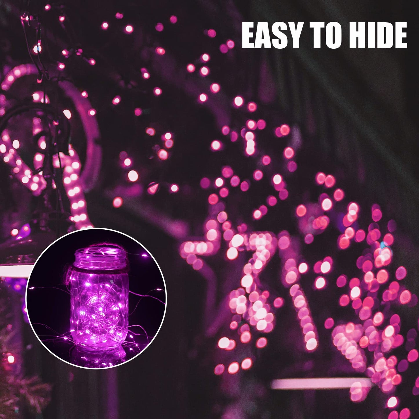 Silver Fairy Lights, CR2032 Battery Operated, 7 Feet 20 LED