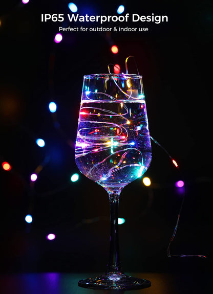 Silver Fairy Lights, CR2032 Battery Operated, 7 Feet 20 LED