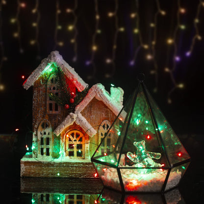 Silver Fairy Lights, CR2032 Battery Operated, 7 Feet 20 LED