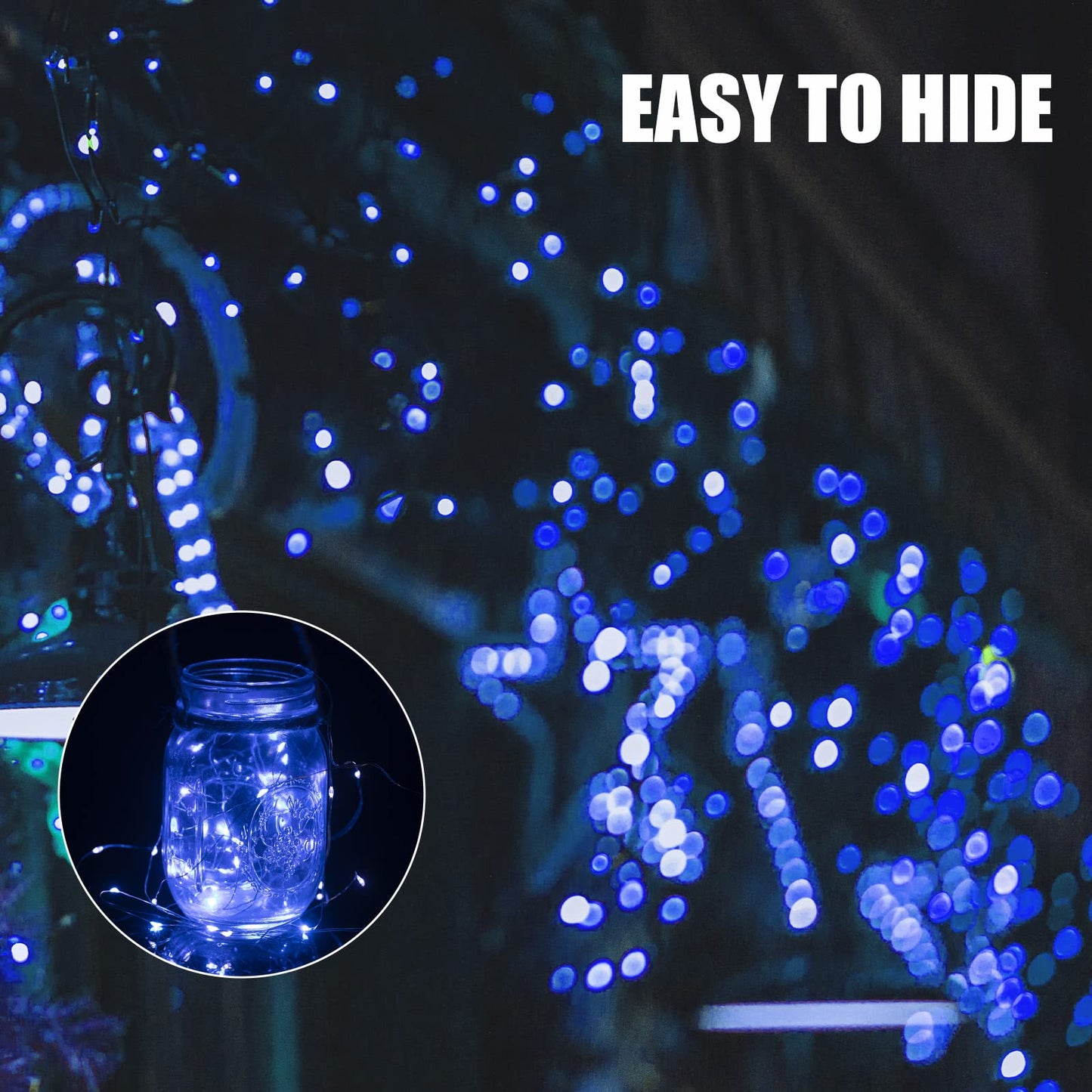 Silver Fairy Lights, CR2032 Battery Operated, 7 Feet 20 LED