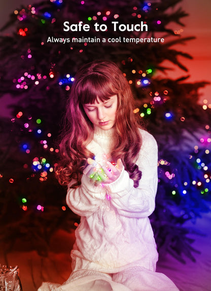 33ft USB Fairy Lights - Copper Wire, 100 LED, Remote Control