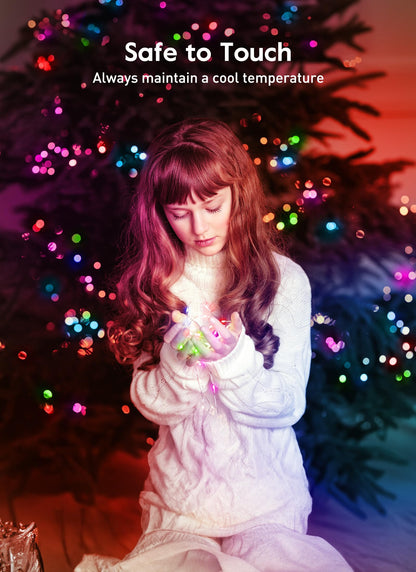 33ft USB Fairy Lights - Copper Wire, 100 LED, Remote Control