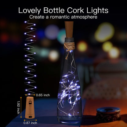 Wine Bottle Cork Fairy Lights, Battery Operated