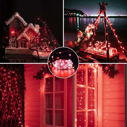 Silver Fairy Lights, CR2032 Battery Operated, 7 Feet 20 LED