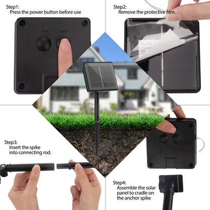 Solar String Lights, Copper Wire, Waterproof, Christmas