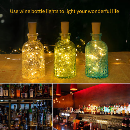 Wine Bottle Cork Fairy Lights, Battery Operated