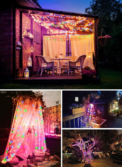 33ft USB Fairy Lights - Copper Wire, 100 LED, Remote Control