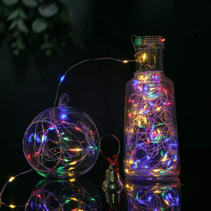 Solar String Lights, Copper Wire, Waterproof, Christmas